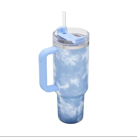 Target Exclusive Stanley 40oz Quencher Ocean Tie Dye H2.0 Tumbler - Picture 4 of 16